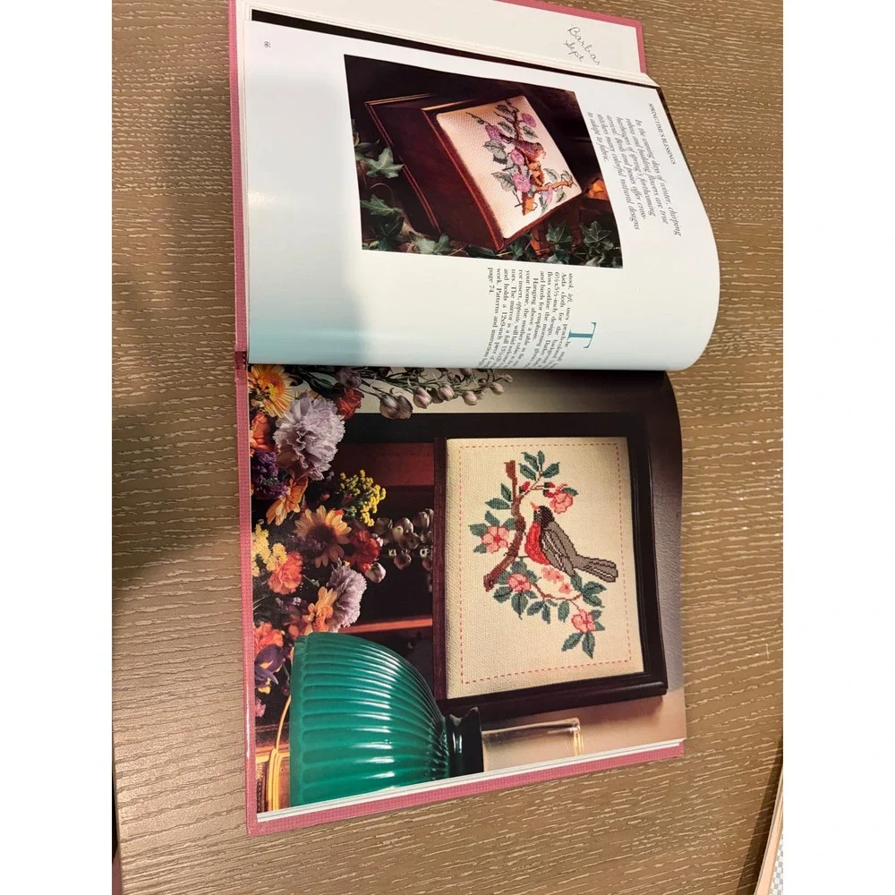 Better Homes & Gardens Four Seasons Cross Stitch Hardcover Pattern Book Spring